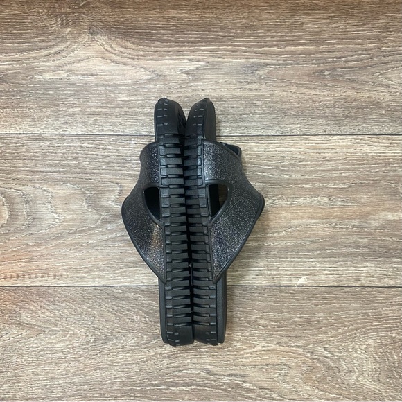 Skechers Foamies Sepulveda-High Class Sandal Sz 7 NWT Black Dazzled Platform - Picture 6 of 8